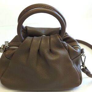 Women's Tan Borse en Pelle Crossbody Bag